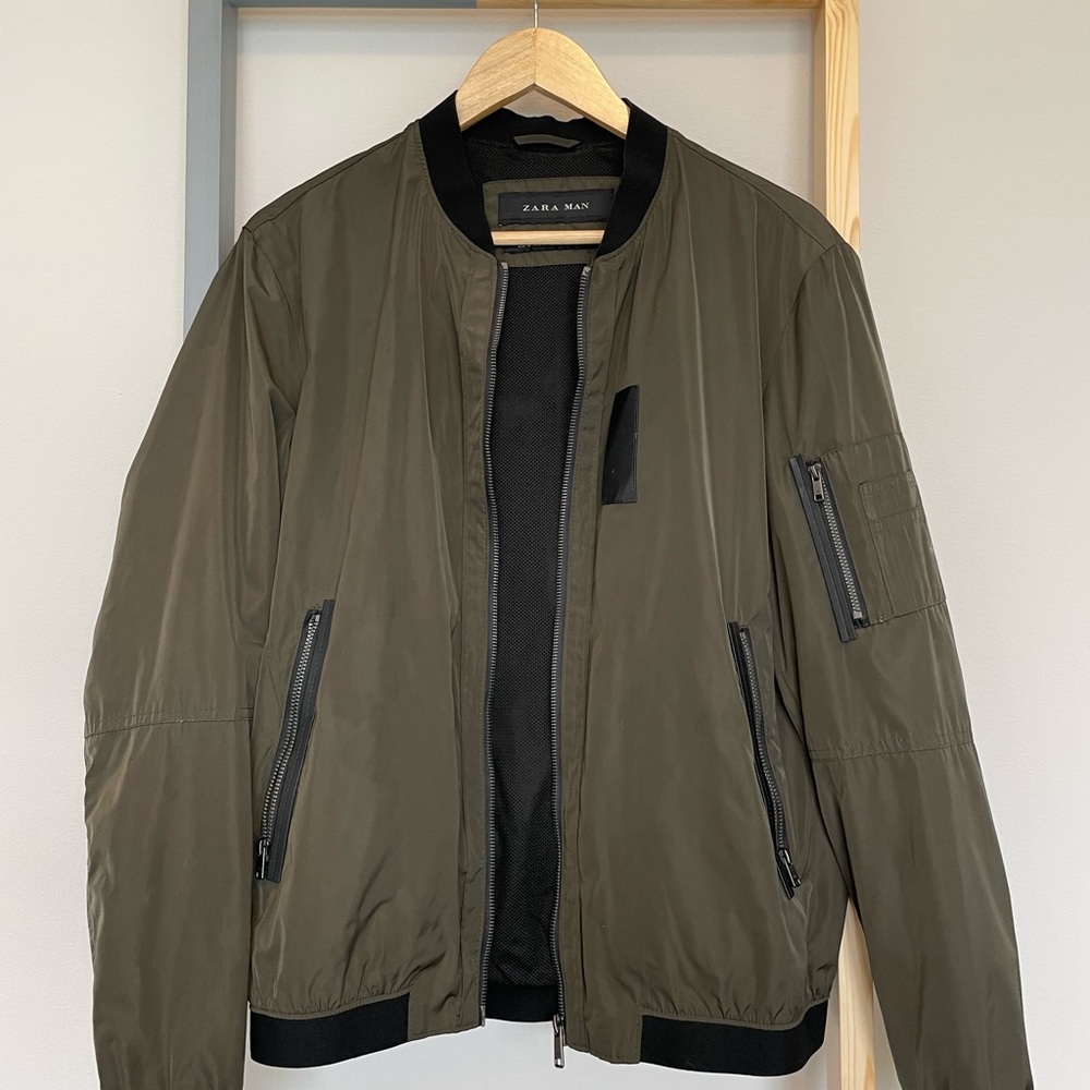 Zara Man Bomber Jacket Gem